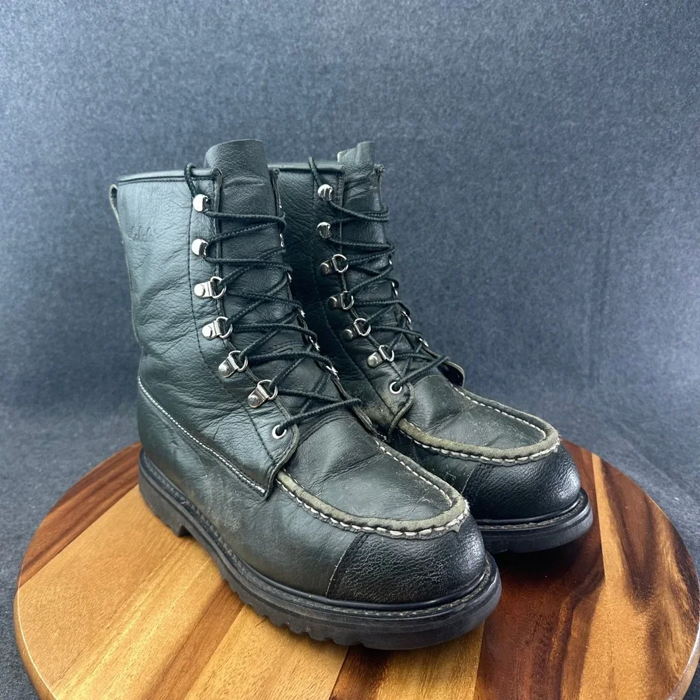 Cabelas Kangaroo Featherlight Hunting Boots 9.5EE Green Vibram Gumlite Upland